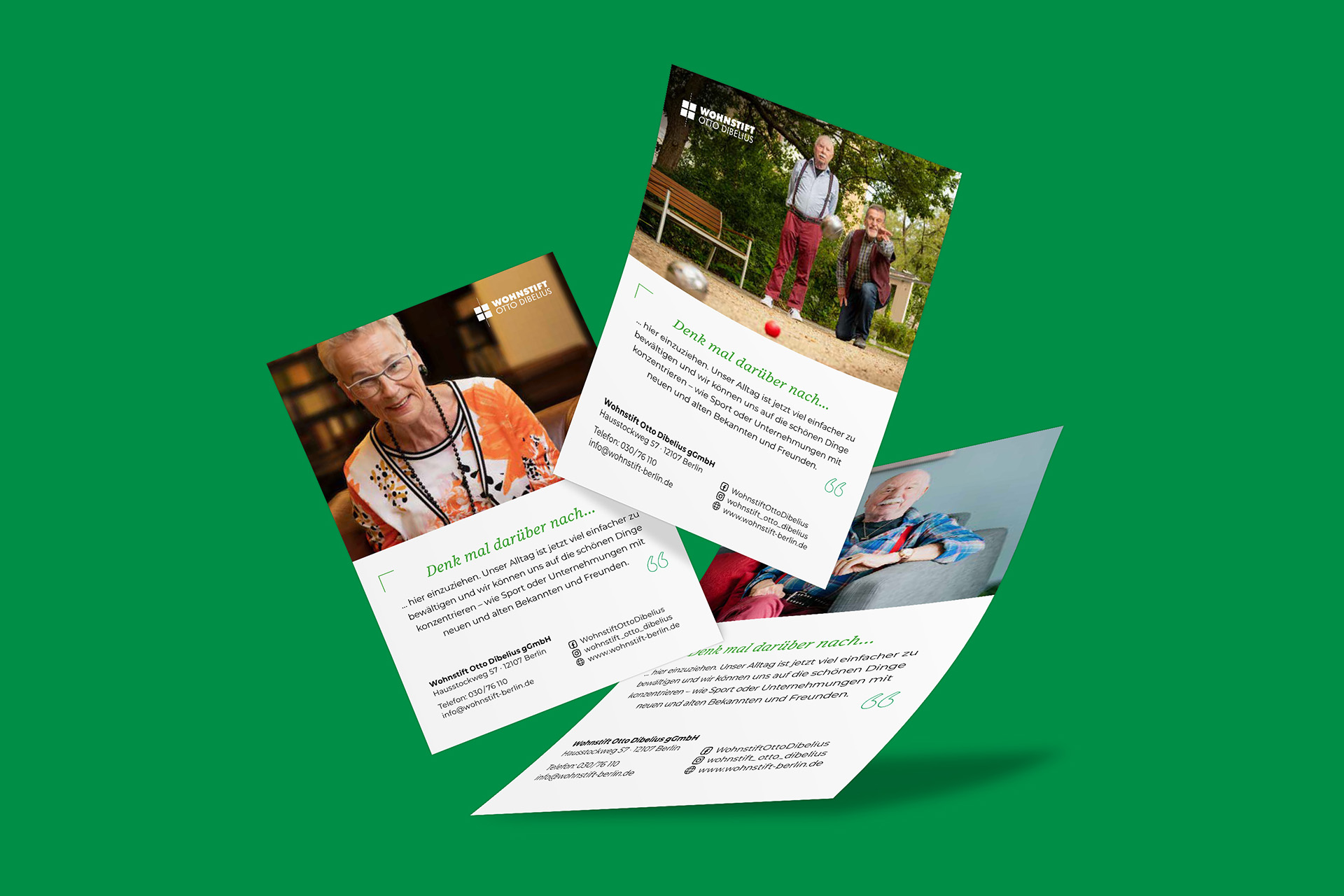 Wohnstift Otto Dibelius – Print-Anzeigen Wohnstift Otto Dibelius - Print-Anzeigen