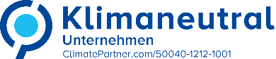 Logo Klimaneutrales Unternehmen - ClimatePartner