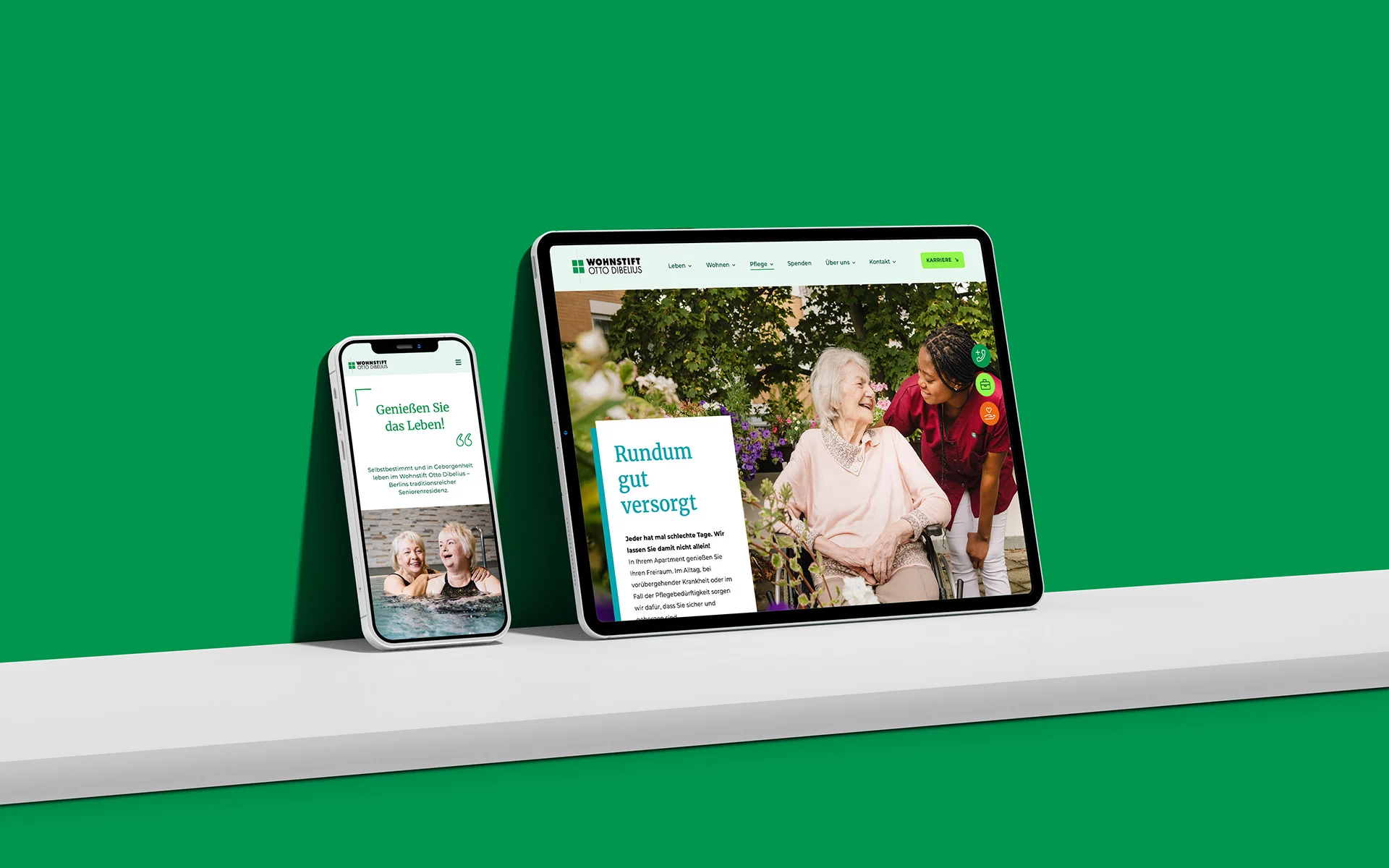 Wohnstift Otto Dibelius - Website Ansicht 2