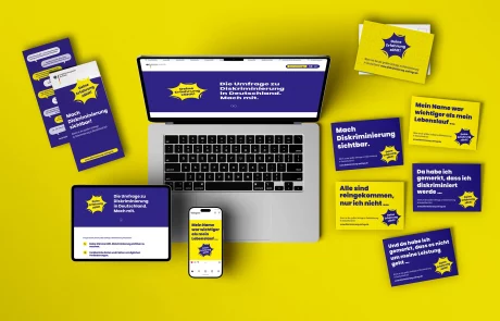 Kampagne zur Diskriminierungsumfrage 2025 in Deutschland