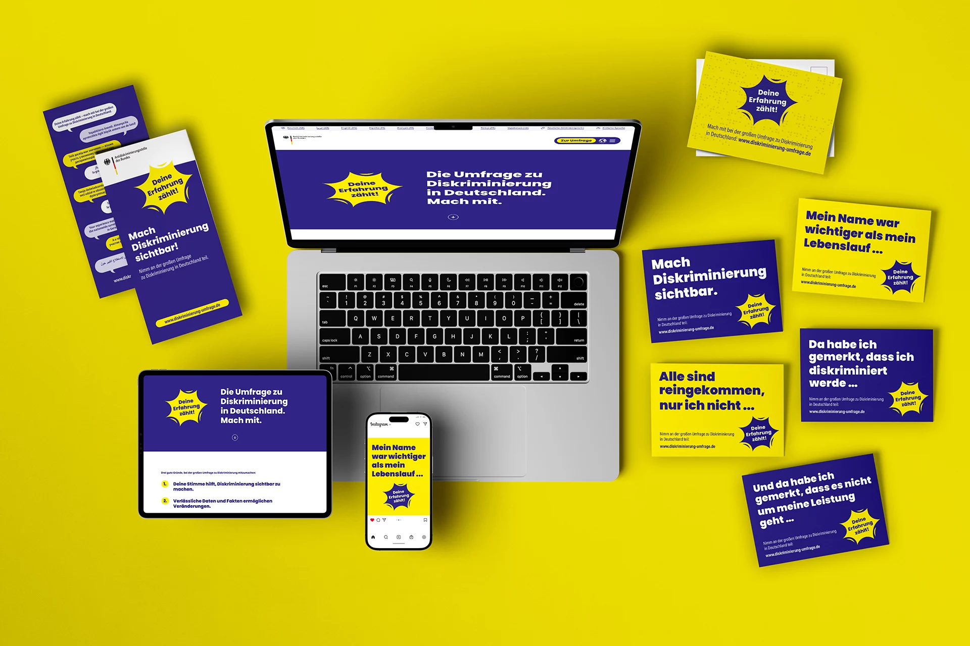 Kampagne zur Diskriminierungsumfrage 2025 in Deutschland