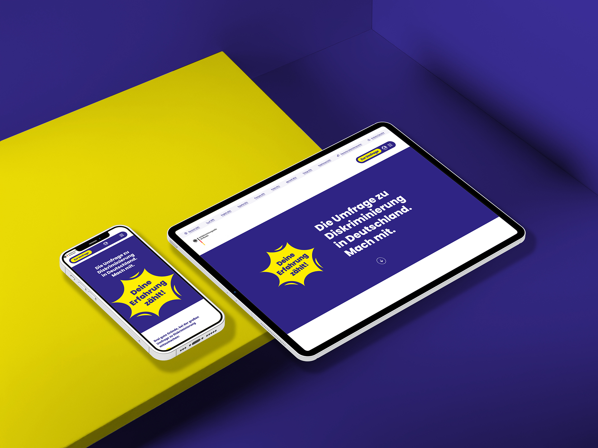 ADS Webseite diskriminierung-umfrage.de ADS Webseite diskriminierung-umfrage.de