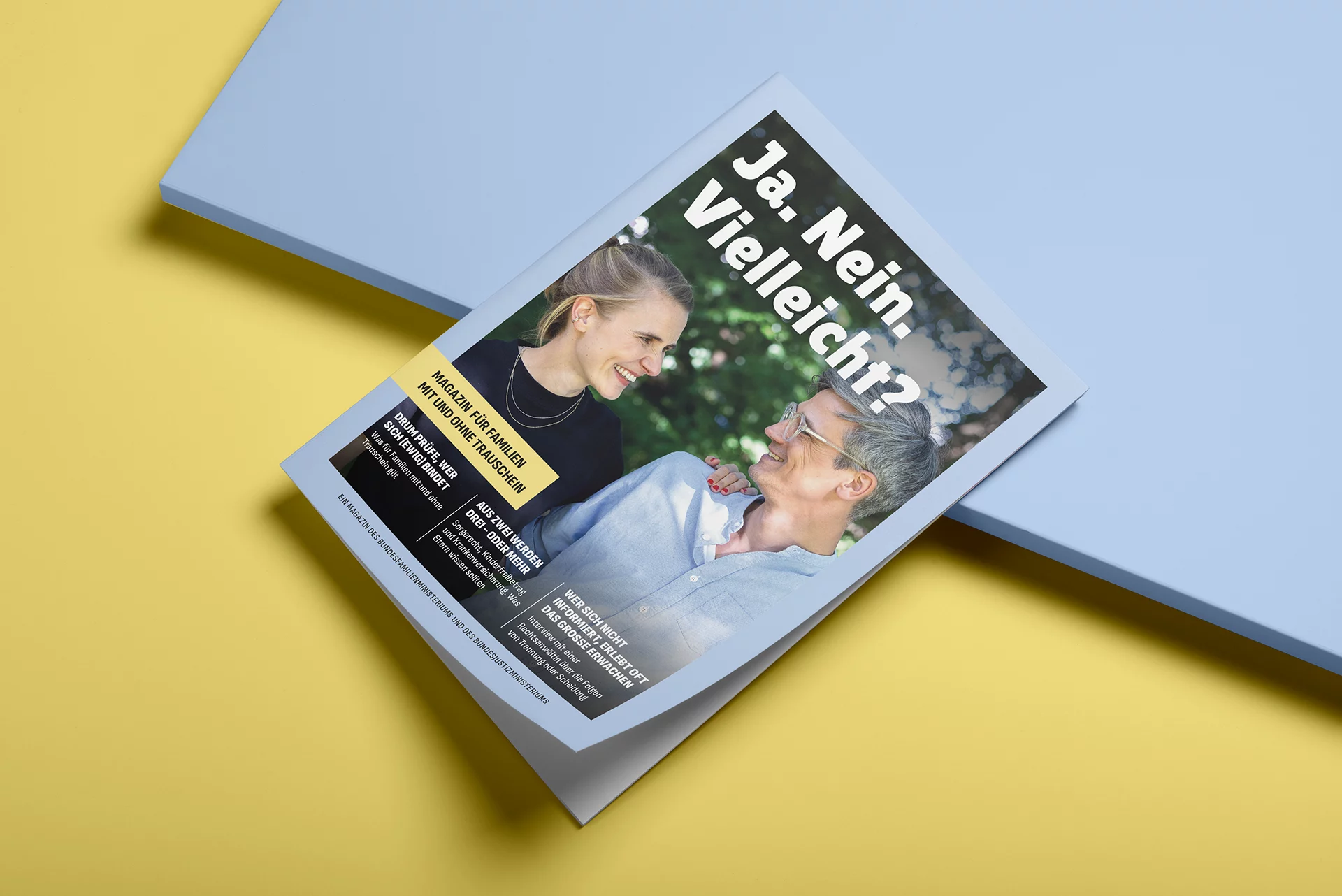 BMBFSFJ Magazin - Ja. Nein. Vielleicht? - Cover