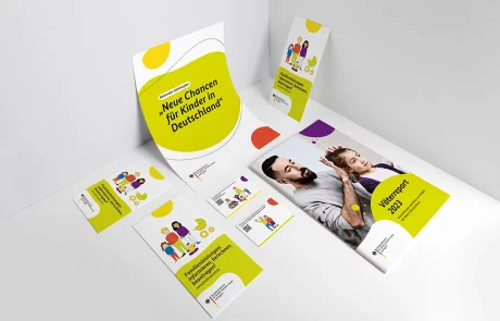 Corporate Designs für das Bundesministerium für Familie, Senioren, Frauen und Jugend