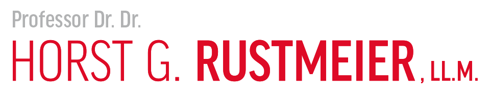 Logo Prof. Dr.-Ing Dr. jur. Horst G. Rustmeier