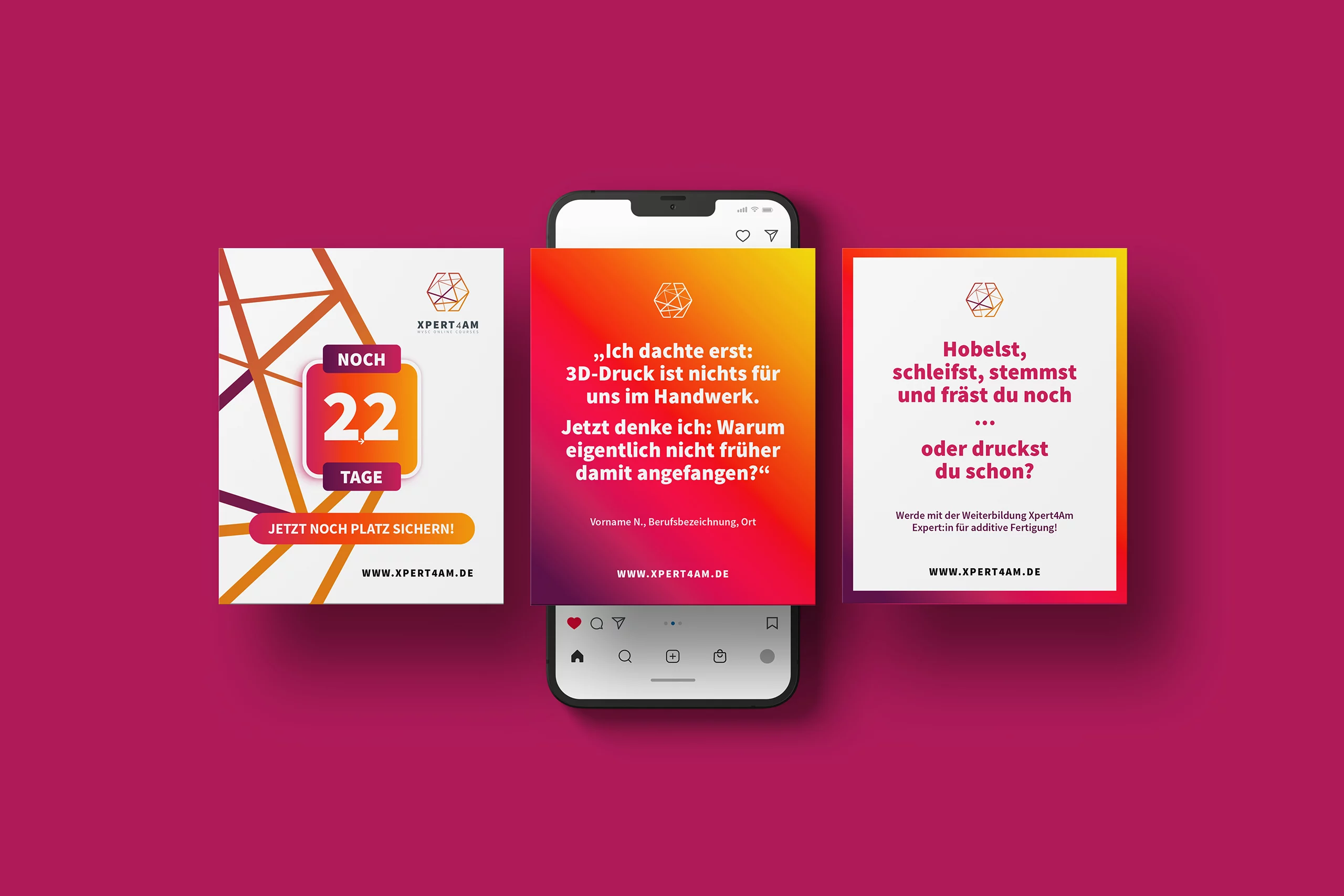 Xpert4AM Website Instagram – Weiterbildung – Mockup by Mithun Mitra Xpert4AM Website Instagram - Weiterbildung